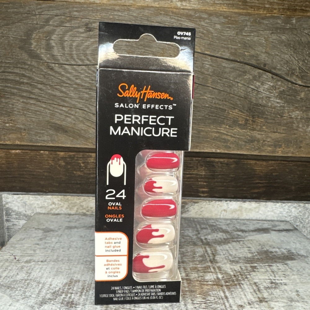 Sally Hansen Perfect Manicure‎ Press On Oval Nails OV745 Plas-mania